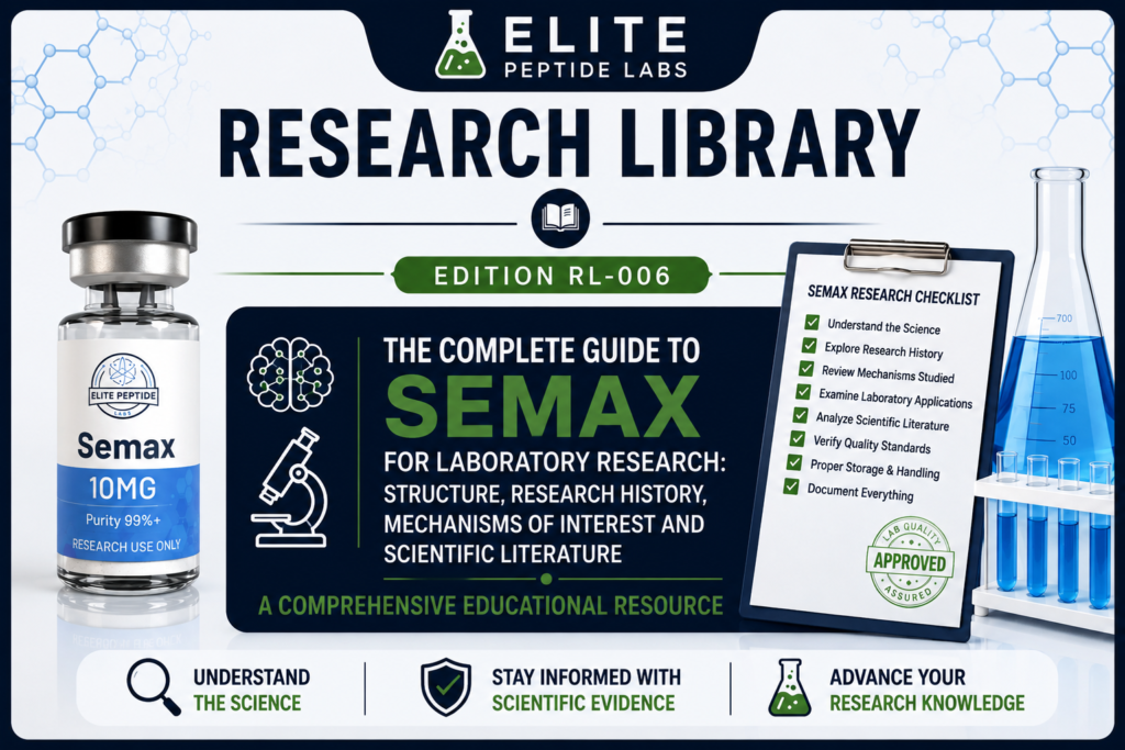 Semax peptide laboratory research educational guide