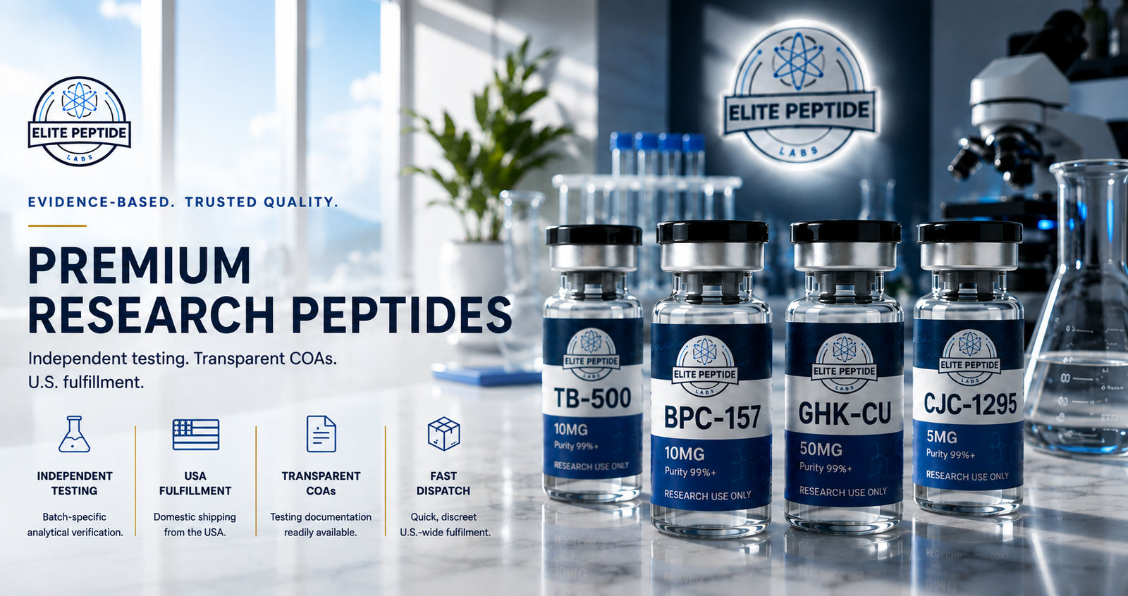 Elite Peptide Labs USA - Hero Image
