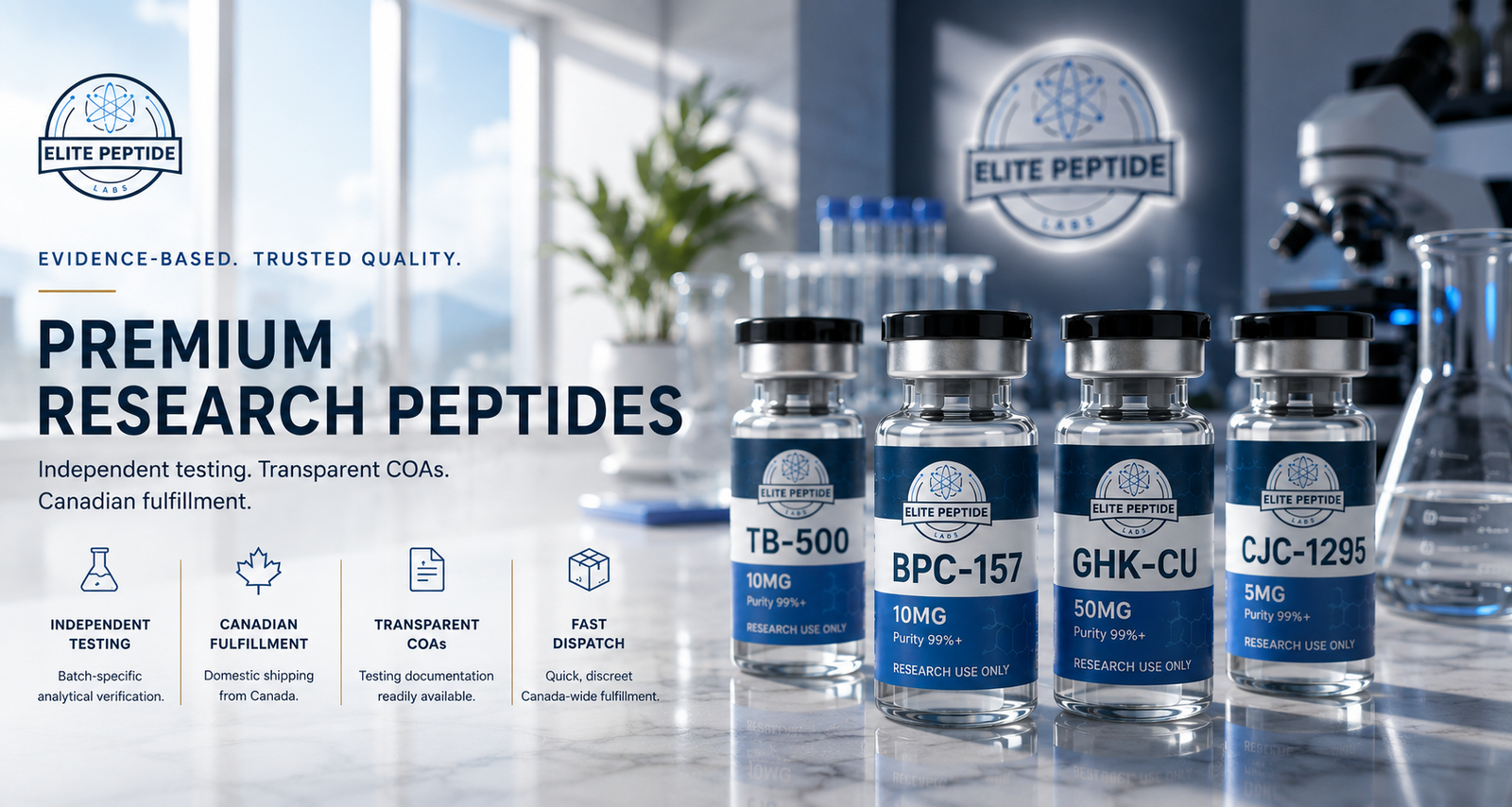 Elite Peptide Labs - Hero Desktop